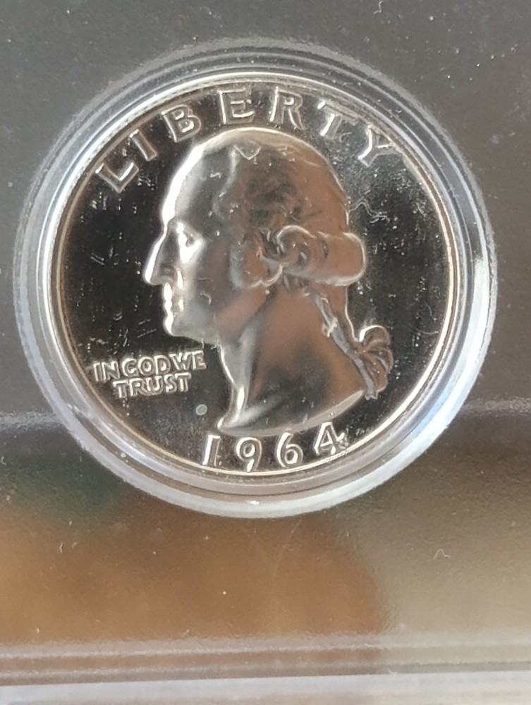1964 Silver Washington Quarter DCAM