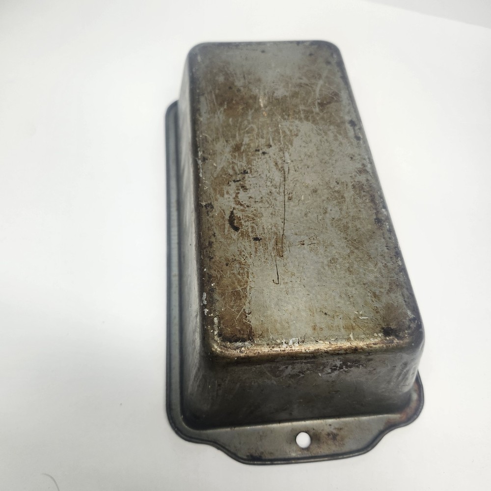 Steel Rectangular Loaf Pan Silver Durable Bakeware Baking Tool for Bread Cakes