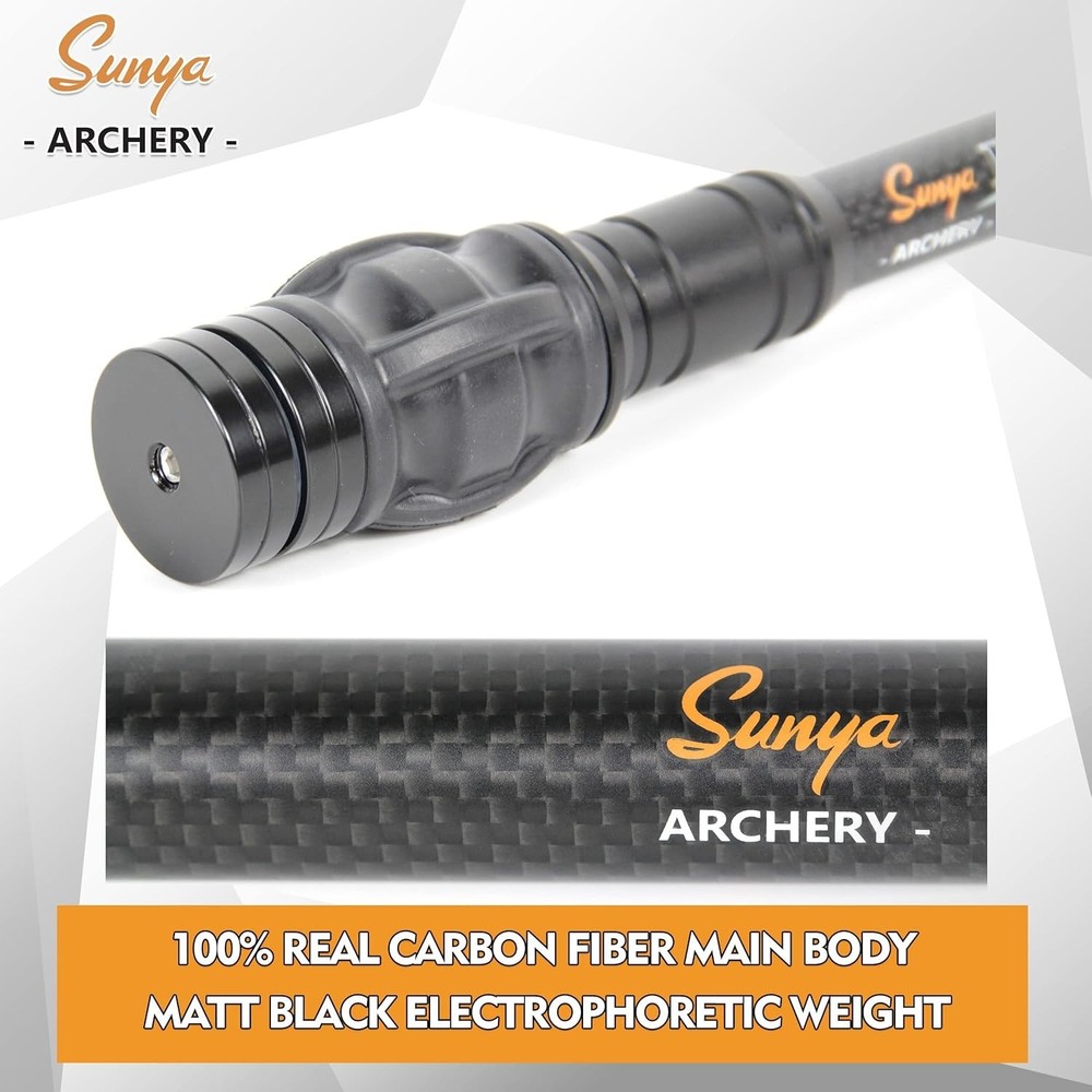 Carbon Fiber Archery Bow Stabilizer Kit