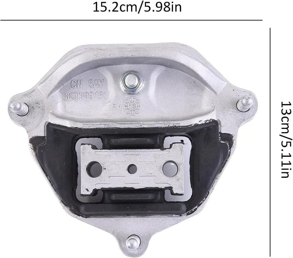Engine Motor Mount Front Left Front Right Rear 3pcs for 2012-2018 for Audi A6 EM