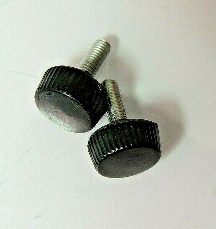 (2) Boss Replacement Thumb Screws for Compact Effects Pedals Thumbscrew BLACK
