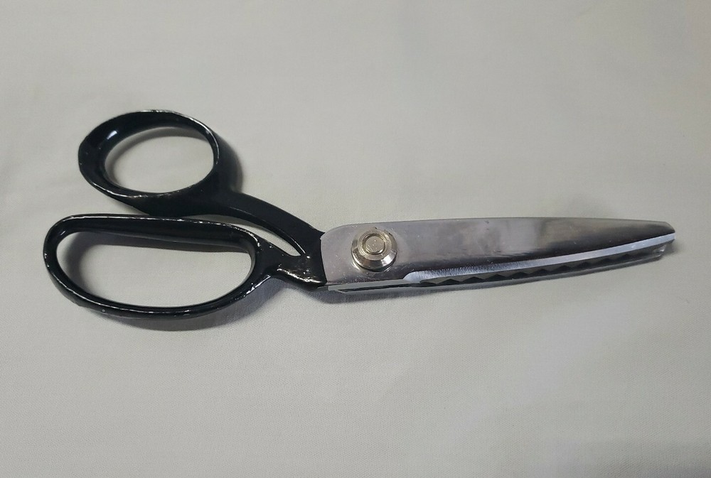 Vintage Penney’s Pinking Shears Sewing Tools Sharp Fabric Zigzag Scissors