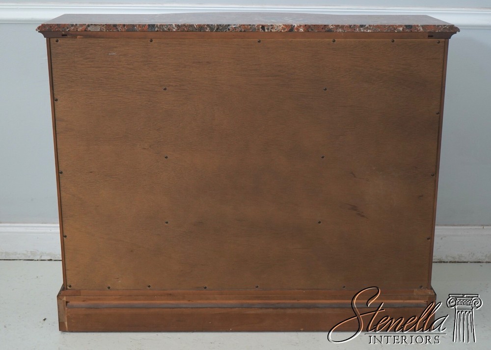 L68885: CENTURY Cherry 12 Drawer Marble Top Server Console