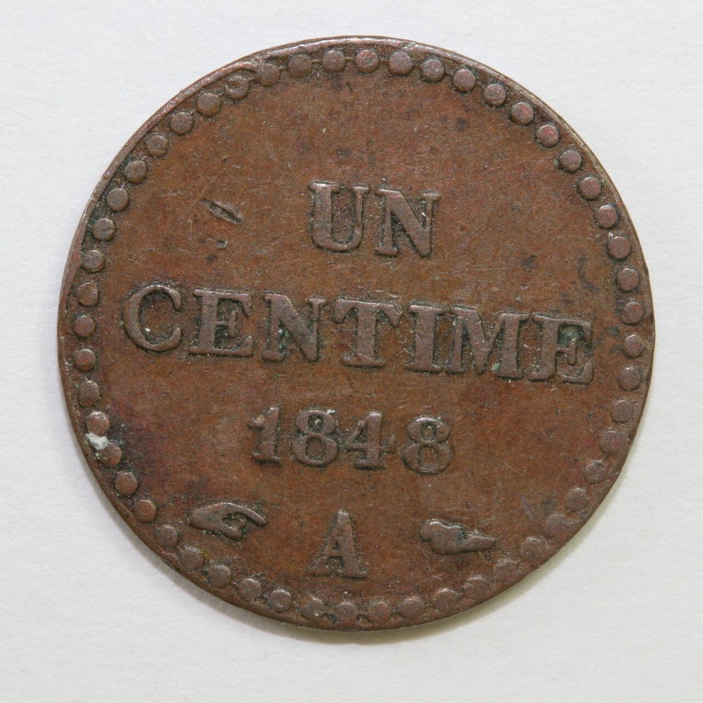 FRANCE 1848 ONE CENTIME (Dan9/Z544)