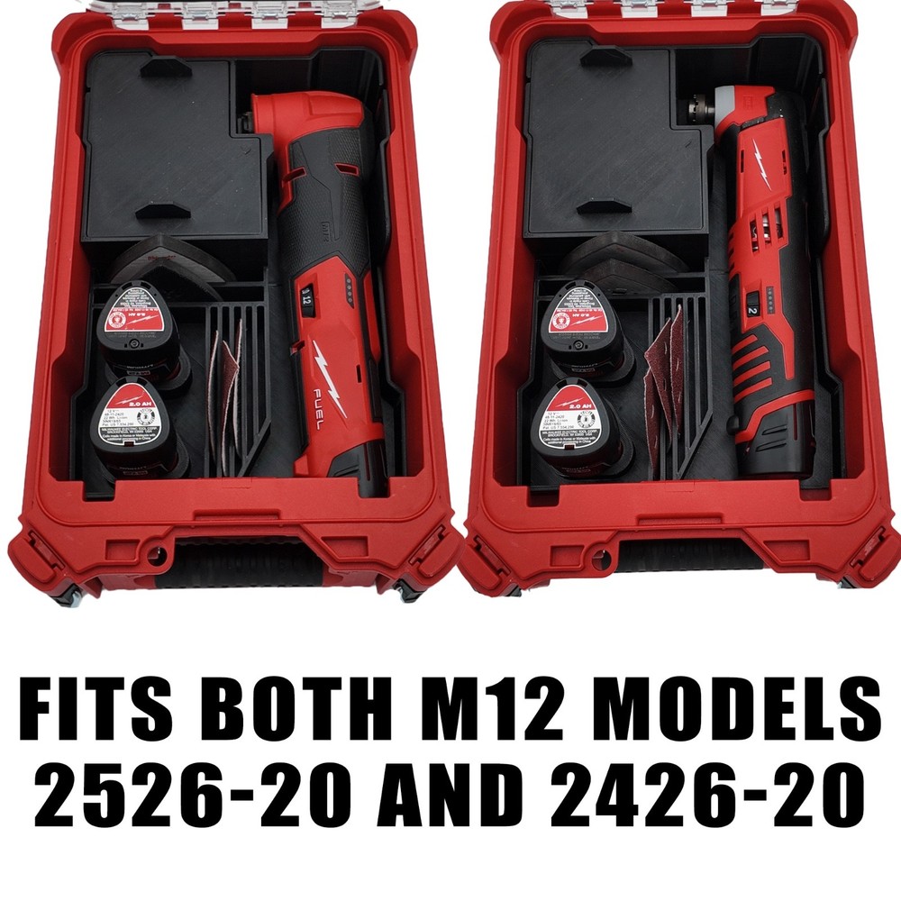 M12 Multitool Organizer for Milwaukee Compact Packout