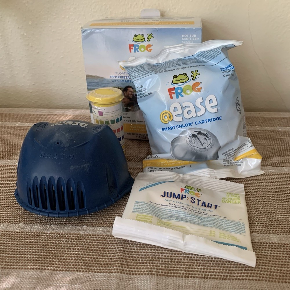 FROG @ease Hot Tub Floating Sanitizing System – SmartChlor & Mineral Technology