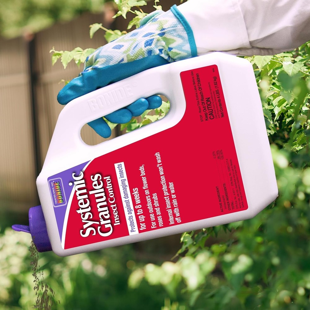 Bonide Insect Control Systemic Granules, 4 lbs.Ready-to-Use Water Resistant