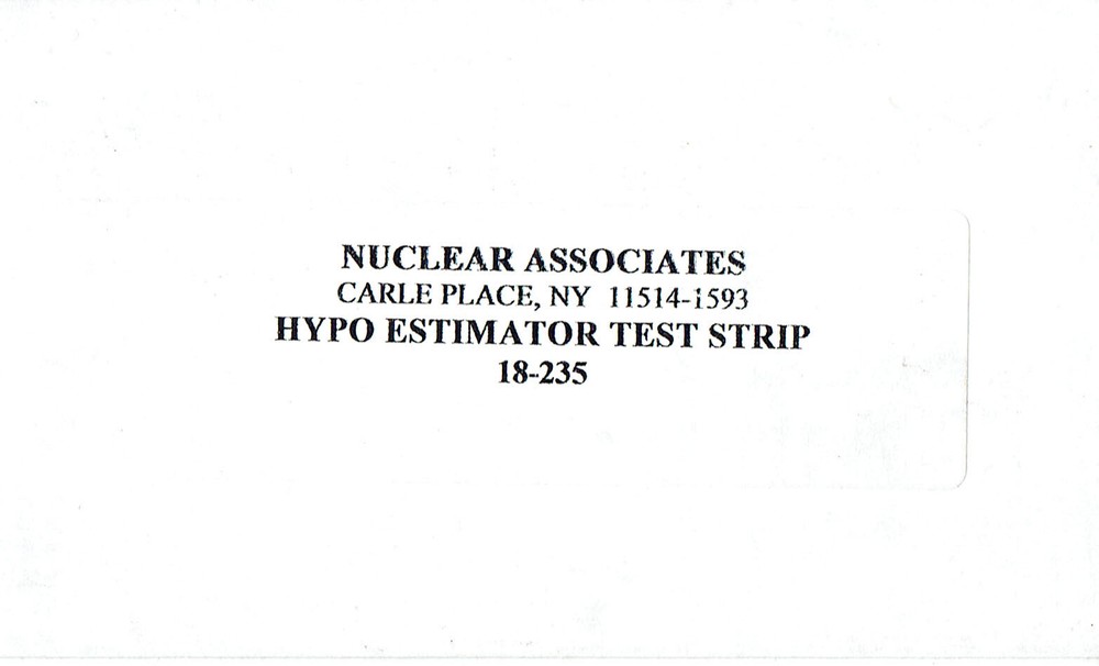 HYPO ESTIMATOR TEST STRIP 18-235