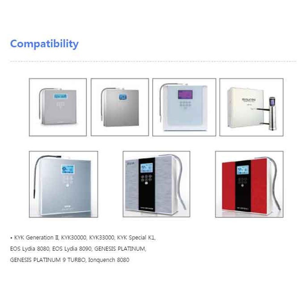 Lydia Water Ionizer Compatible Filter Set 1st + 2nd for EOS KYK Genesis