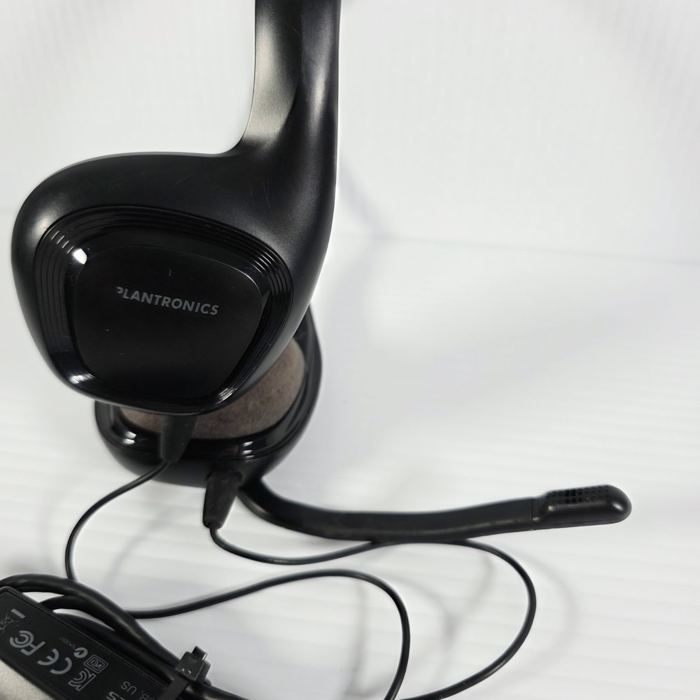 Plantronics Audio 628 Black Headband Headset USB - Tested