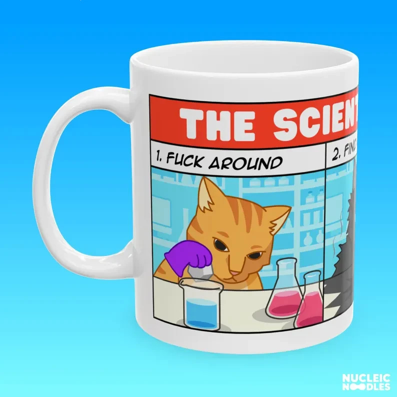 Neuron Brain Mug Science Gift Coffee Cup