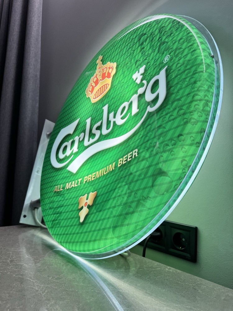 Carlsberg Wall BEER SIGN LIGHT PUB RESTAURANT DECOR Large