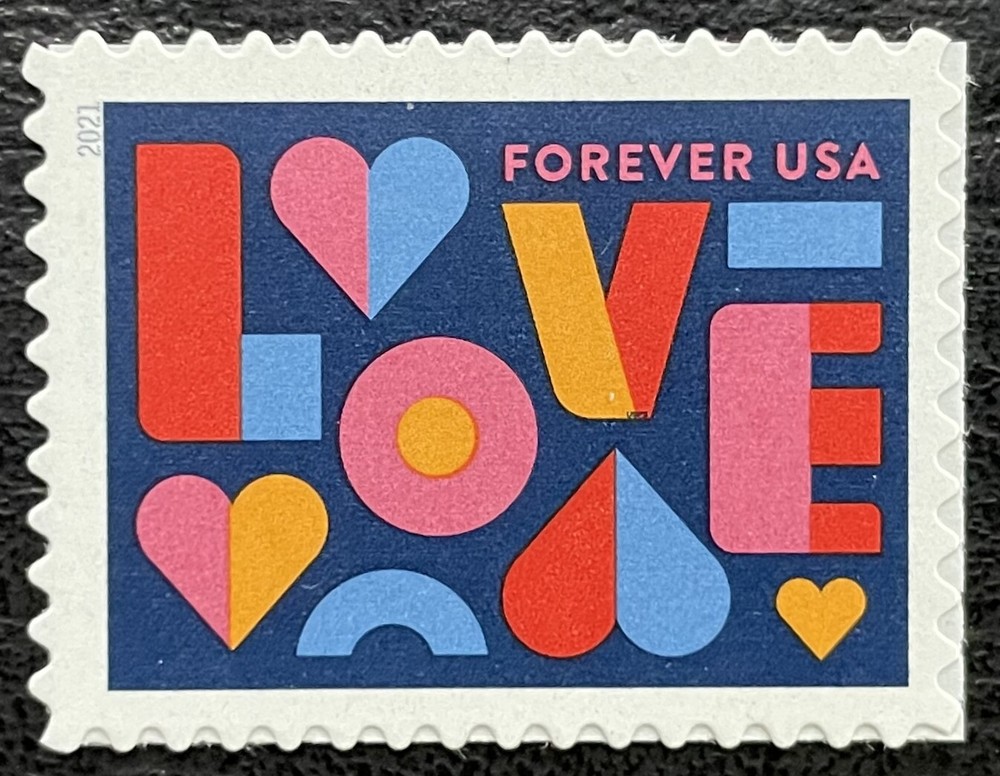 2021 Scott #5543 - Forever - LOVE - Single Mint NH