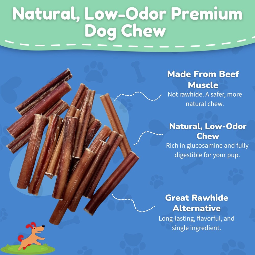 Fetch & Fun BULLYSTICKS - 6 Inch Bully Sticks (Thick - 16 Count) Bully Sticks...