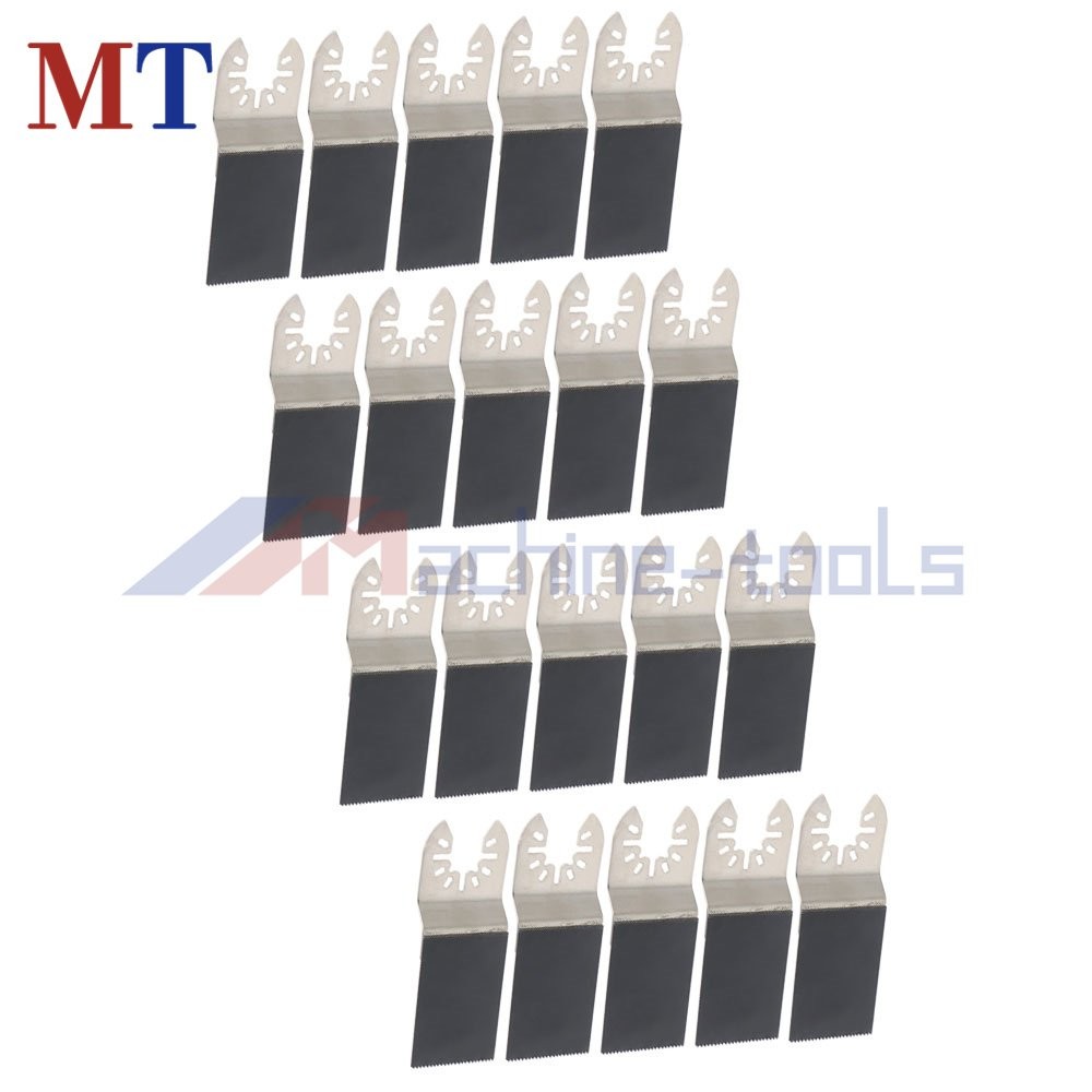 20 Pack Metal Oscillating Tool Multitool Quick Release Oscillating Saw Blades