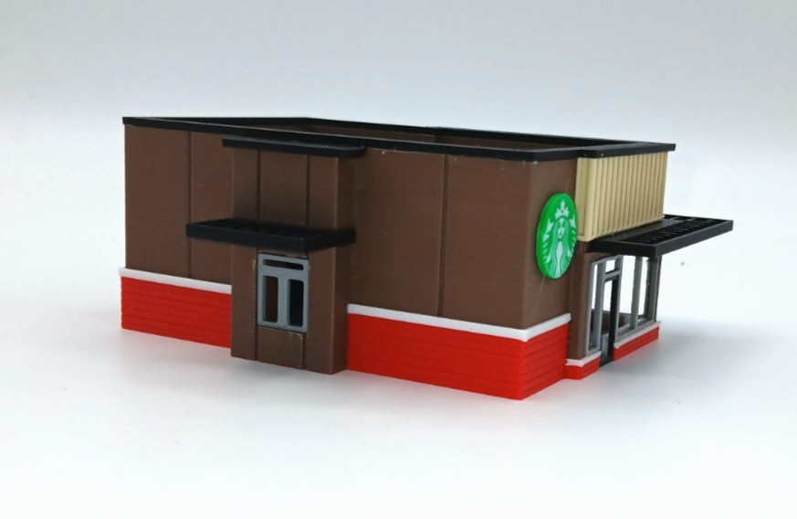 HO Scale Restaurant Kit - Starbucks