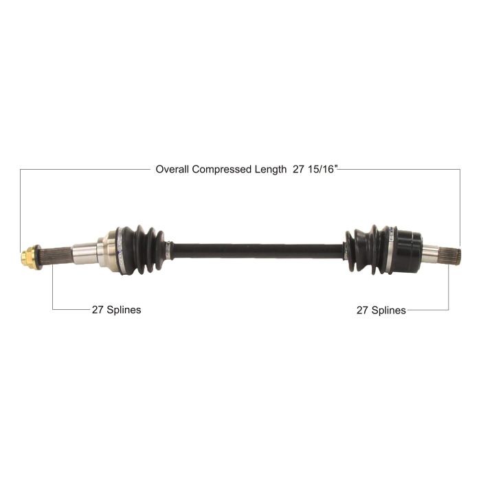 Tytaneum Front Left Right CV Axle YAM-7039