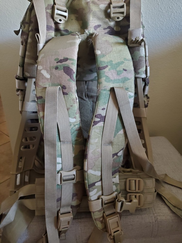 US Military OCP Medium Rucksack Backpack Complete, Hiking Camping Airsoft- Used