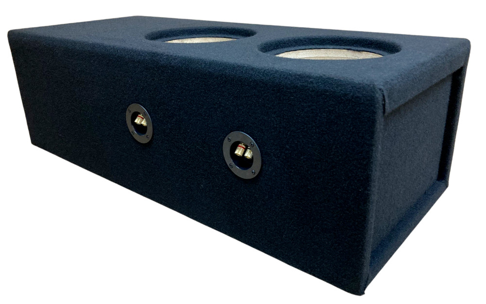 Custom Ported Sub Box Enclosure for 2 6.5” DD Audio 1506A Subs - White Interior