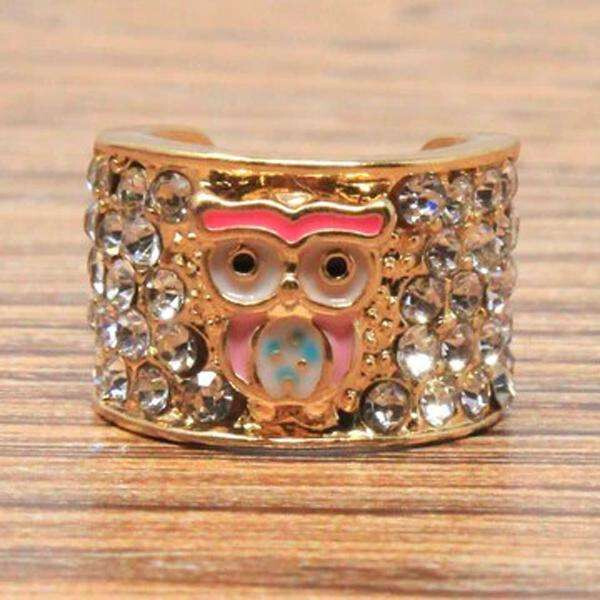 CharMED Stackable Personalize Stethoscope Bling Charm | Wise Owl