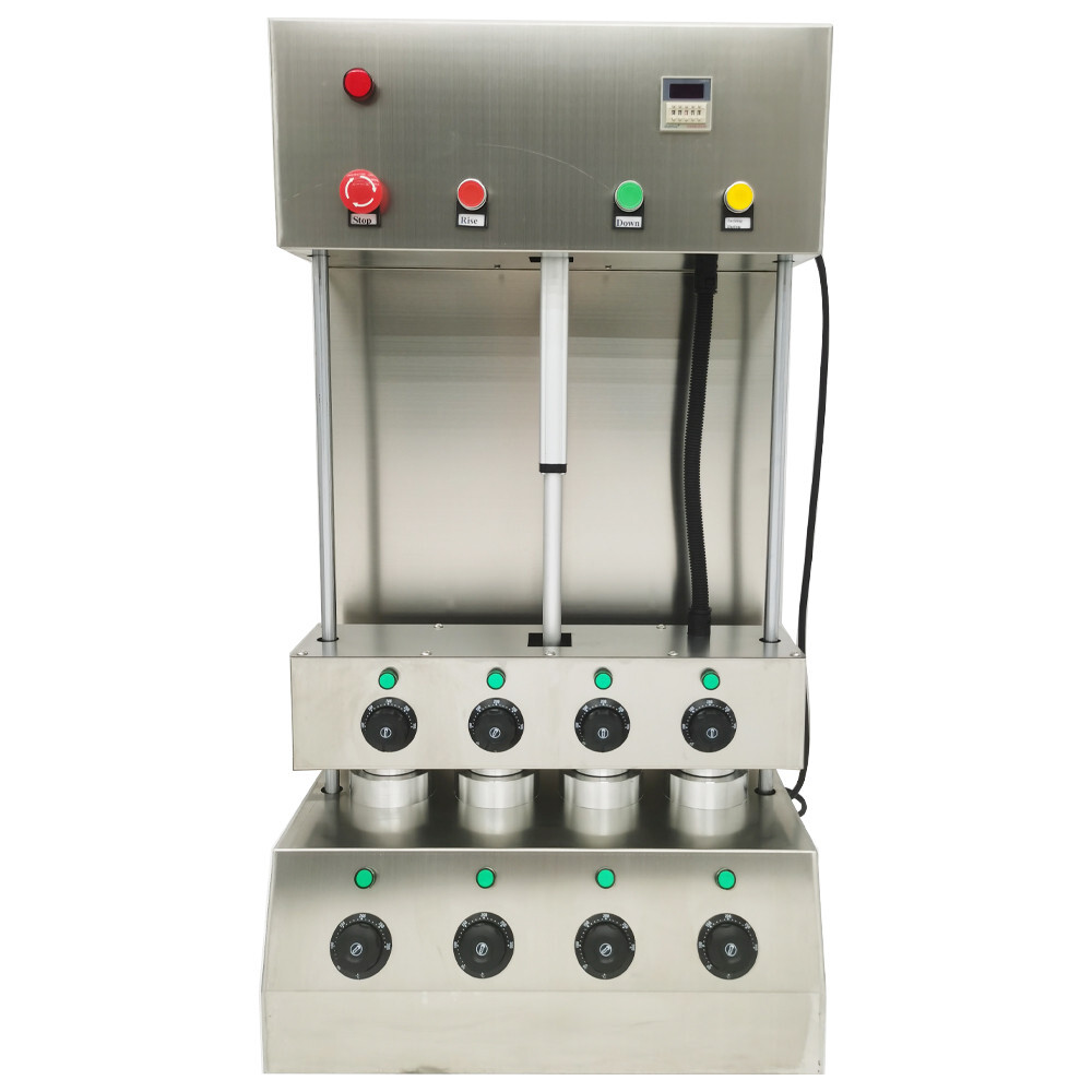 Pizza Cone Forming Making Machine 110V 4 Heads Pizza Cone Forming Machine
