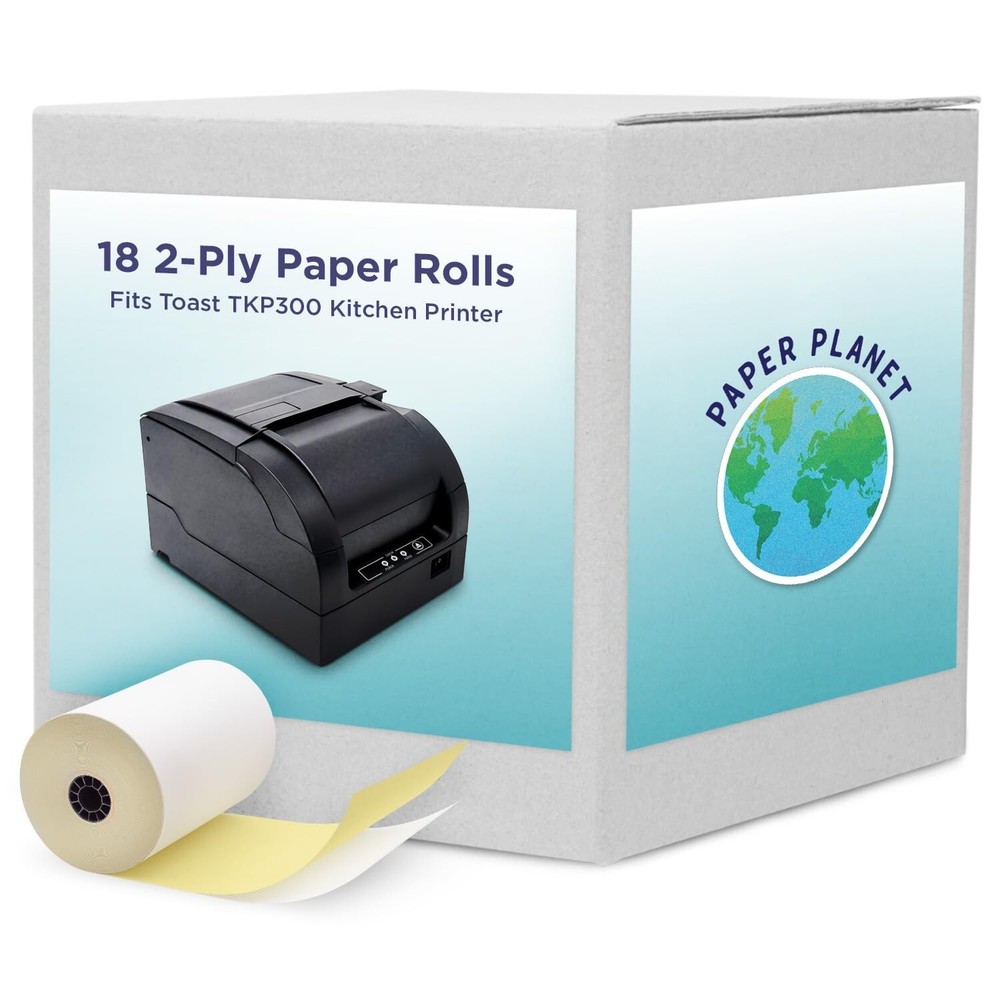 Kitchen Printer Paper for Toast TKP300 Kitchen Printer by Paper Planet | Comp...