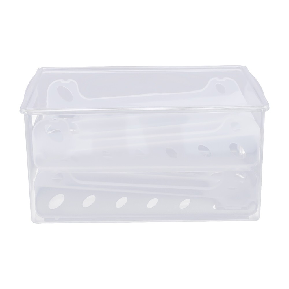Egg Holder for Refrigerator Adjustable Egg Holder Storage Container for 36 Eggs