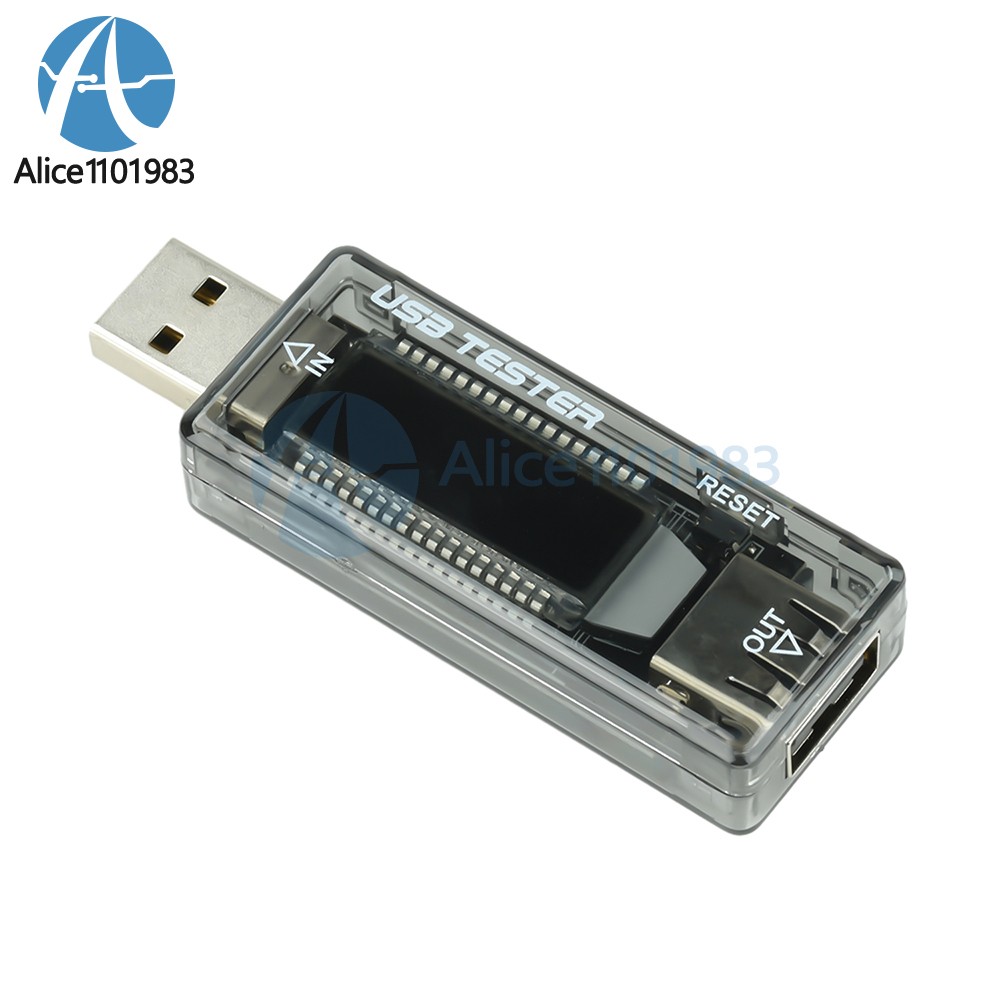 USB Current Voltage Tester USB Voltmeter Ammeter USB Power Detector 4-30V 0-3A