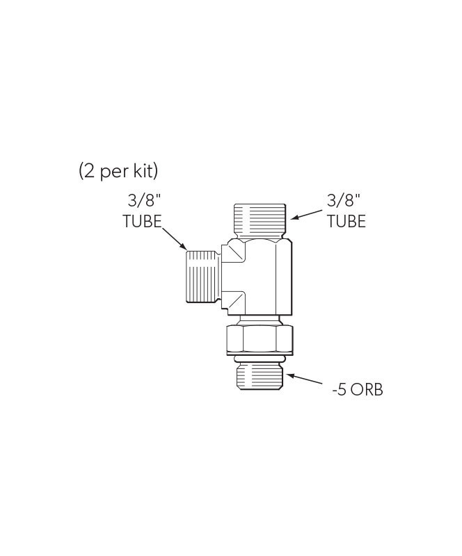 SeaStar Solutions HF6006 ORB Fitting Kit