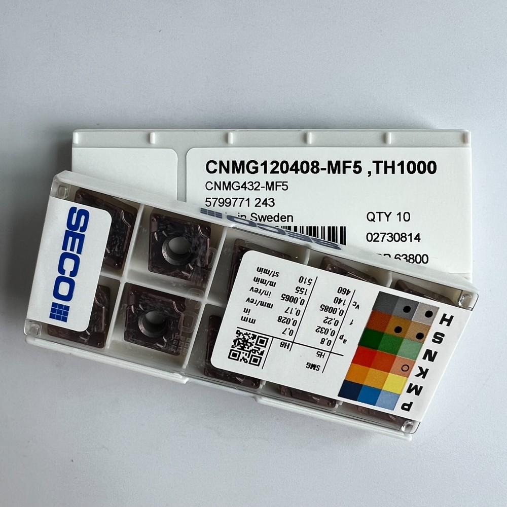 10Pcs/BOX SECO CNMG120408-MF5 TH1000