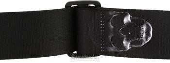 Levy's MPD2 Polyester Guitar Strap - Black & White Skulls