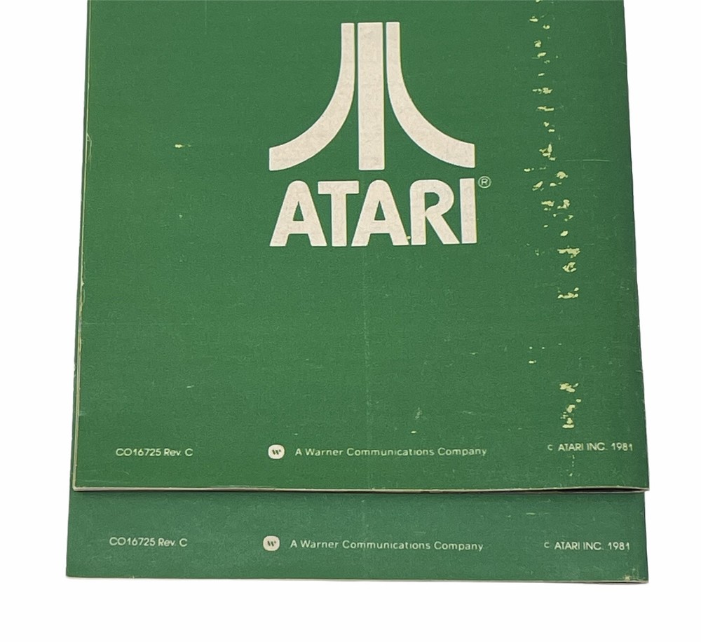 Atari Catalog 5 x LOT VTG 1981 1982 Video Computer System Game Program Cartridge