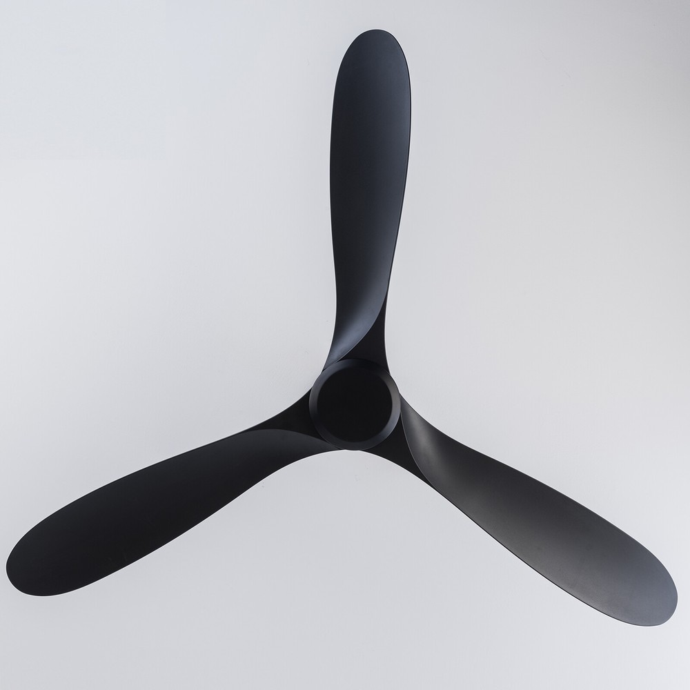 3 Speed 52" Flush Mount Solid Wood Ceiling Fan with Light Quiet DC Motor 3 CCT