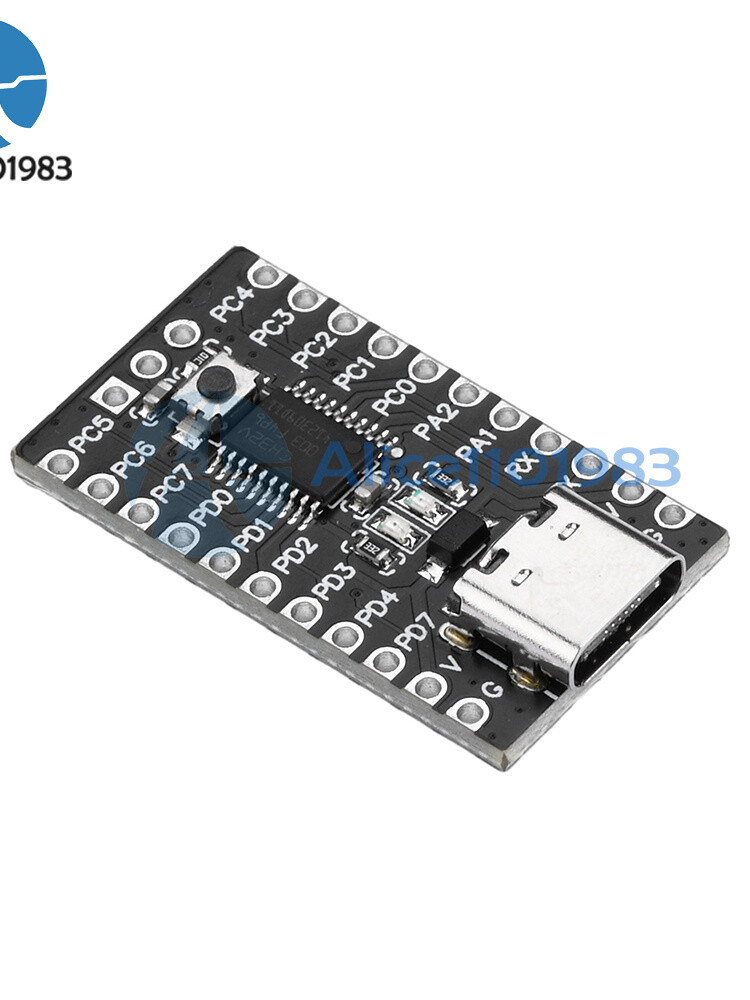 5pcs CH32V003F4P6 Core Development Board 32-bit RISC-V Processor IIC SPI Type-C