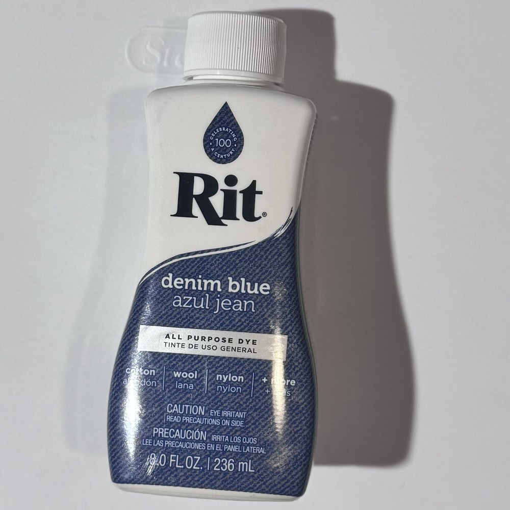 Rit All Purpose Liquid Dye - Denim Blue, 8 oz