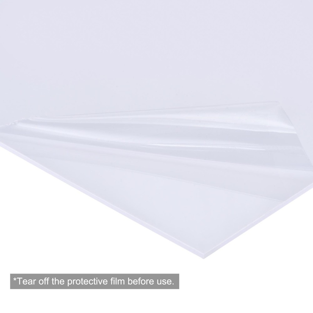 White ABS Plastic Sheet 10x10x0.24" for Building Model, Panel