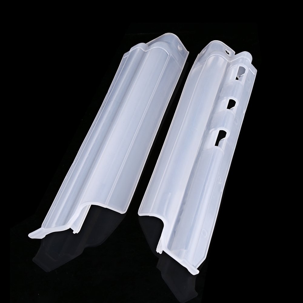Anauto Motorcycle Fork Guards 1 Pair Front white, white