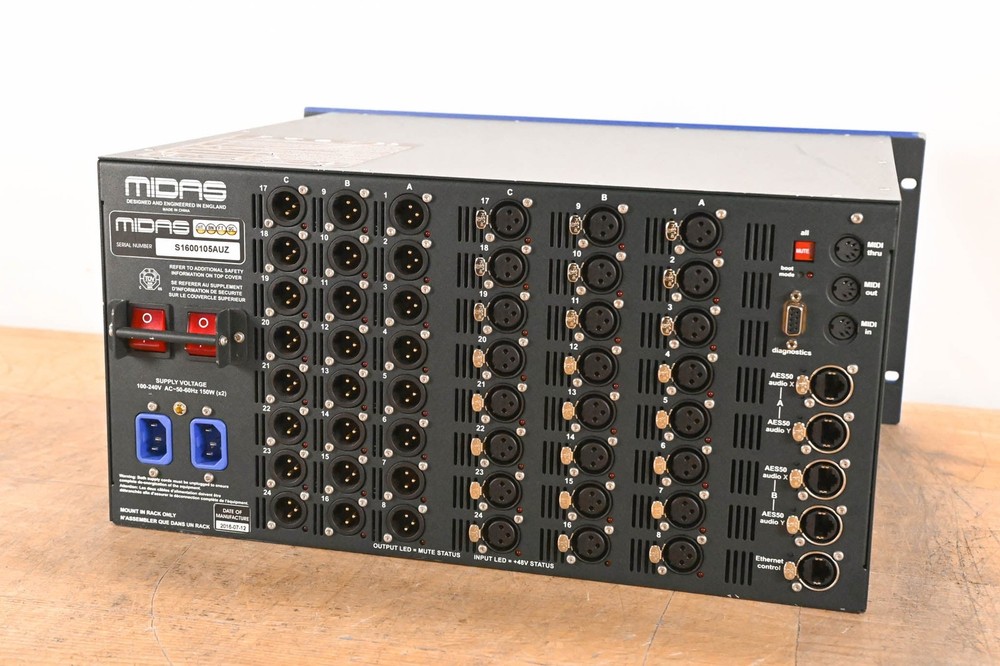 Midas DL231 24x24 Active Microphone Splitter CG01V2N
