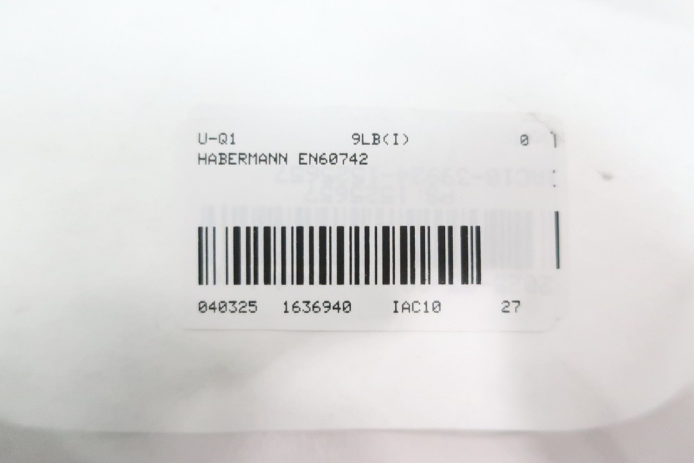 Habermann EN60742 Voltage Transformer