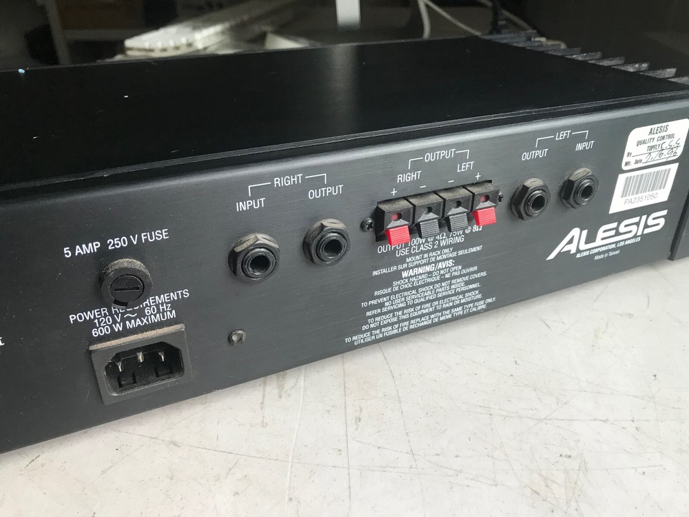 Alesis RA-100 Studio Reference Audio Amplifier