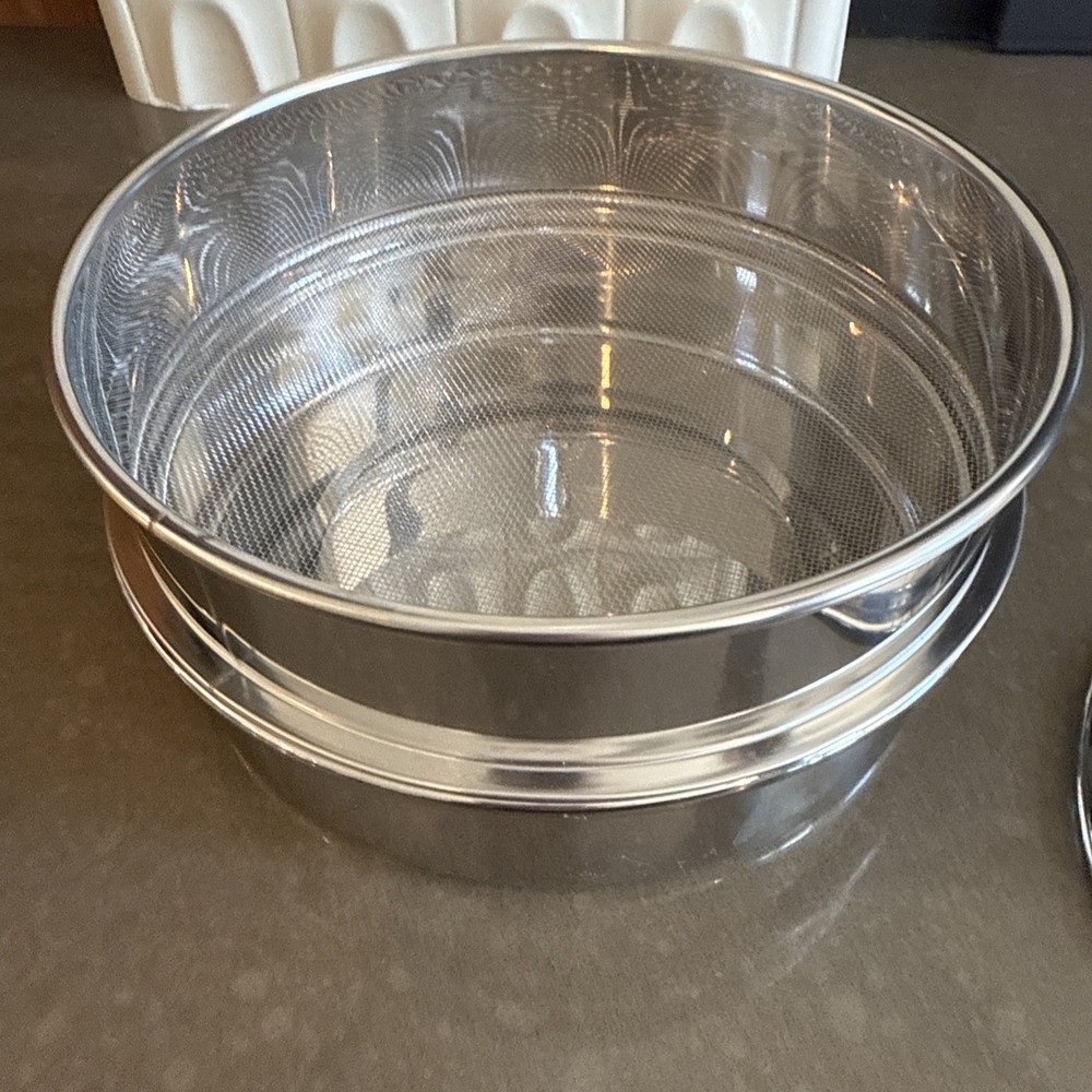 9" Stainless Steel Seed Sprouting Kit, Stackable 3-Tier Mesh Tray Zesti Greens