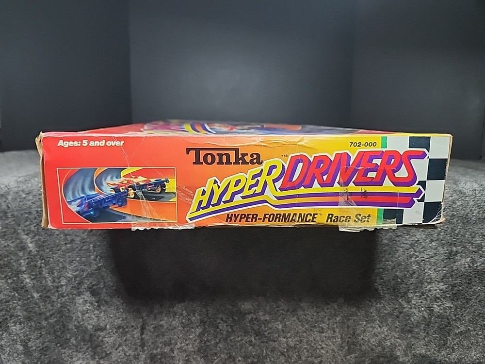Vintage Tonka Hyper Drivers Hyper-Formance Race Set 1989 READ!