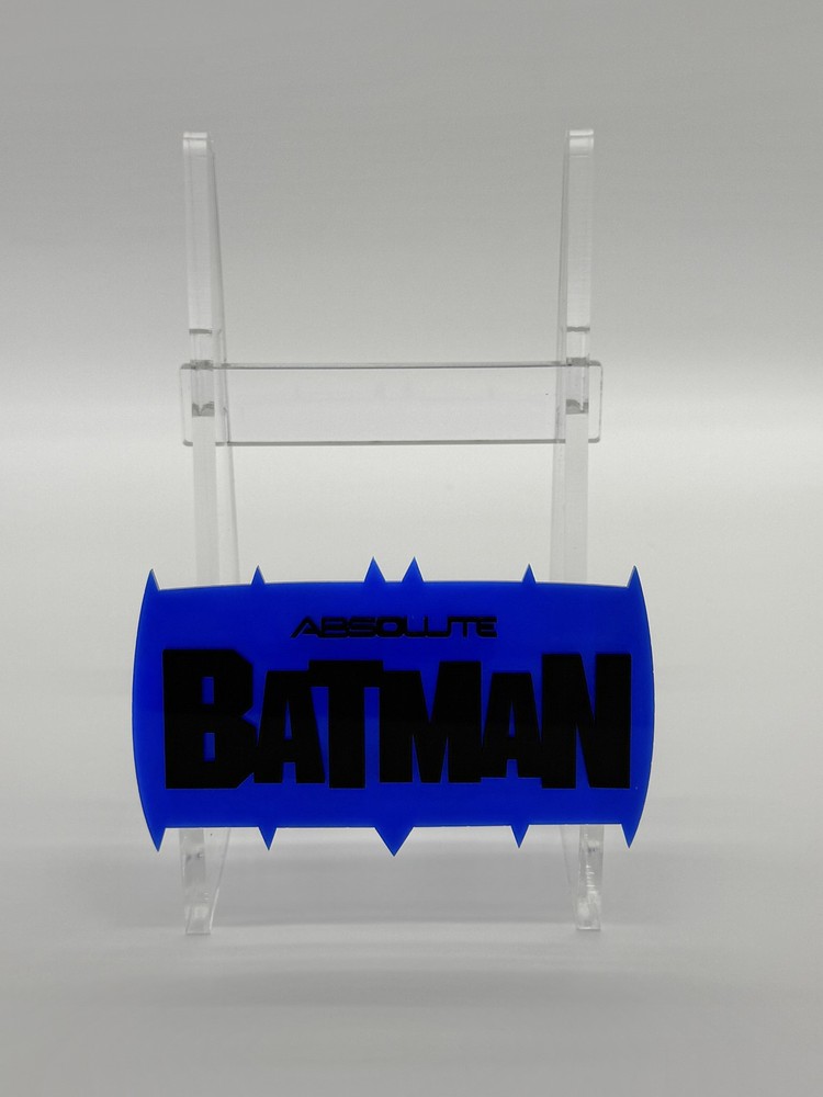 Custom Comic Book Stand - Absolute BatMan (Blue/Diecut) Laser Cut/Not 3D Prnt