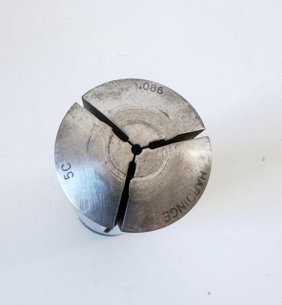 .086" HARDINGE 5C Round Collet External & Internal Threads USA