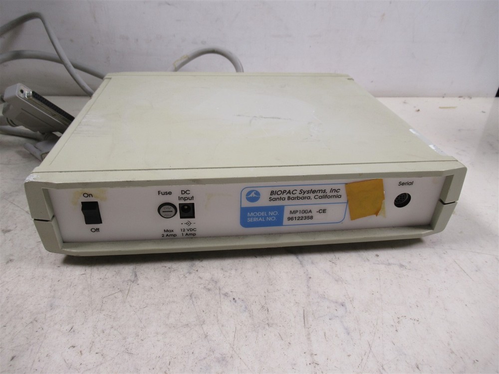 BIOPAC Systems MP100A-CE Data Acquisition Module with Cables
