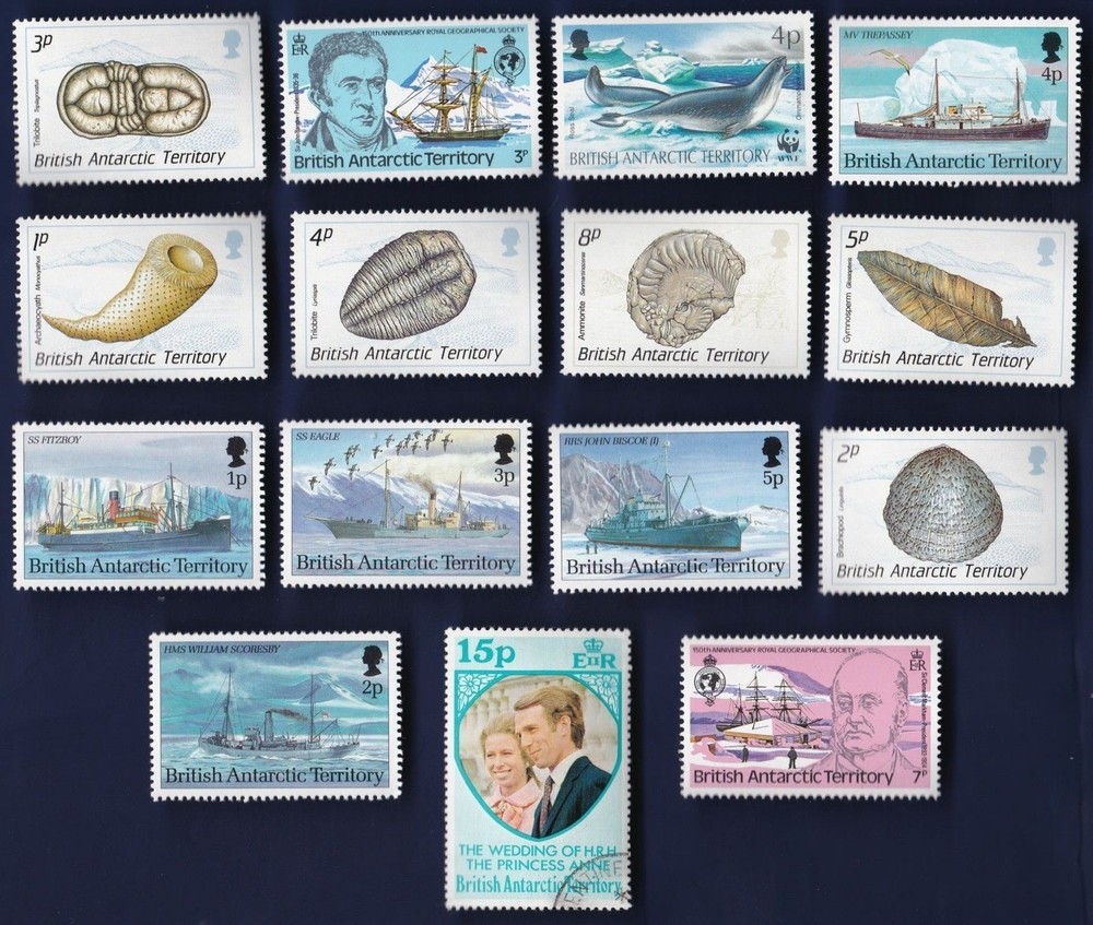 50 DIFFERENT BTITISH ANTARCTICA