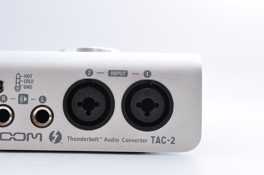 Zoom TAC-2 Thunderbolt Audio Interface ｗ/Cable Working 000366