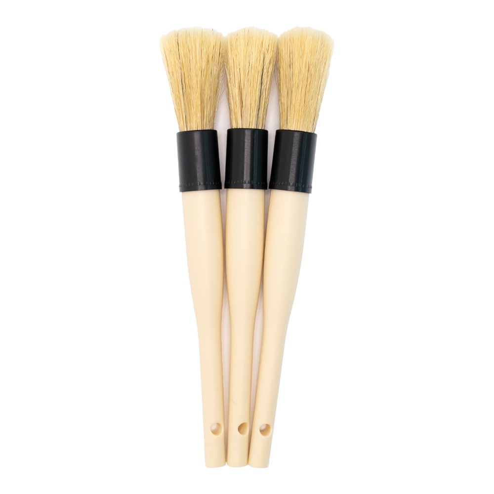 Multi Purpose Detailing Brush Trio Set Interior