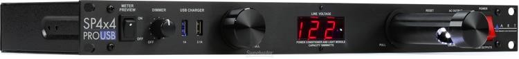 ART SP 4x4 PRO USB LED Metered Rackmount Power Distribution System