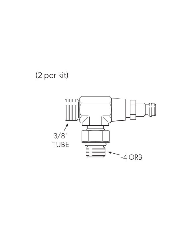 Dometic HF4203 Horizontal Bleeder Tee Kit